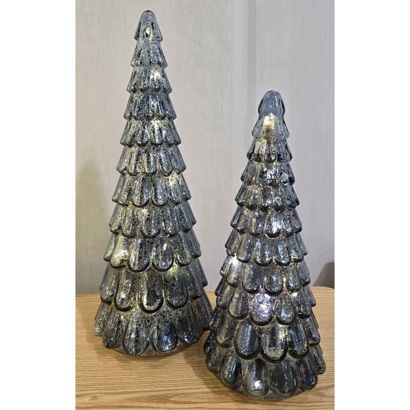 Stellar Haus 16cm Blue Frost Drop Tree image number 3